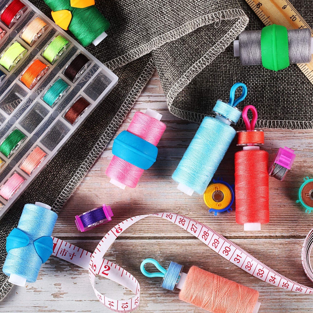 Set 50 Kẹp Quấn Chỉ Nhiều Màu Tiện Lợi