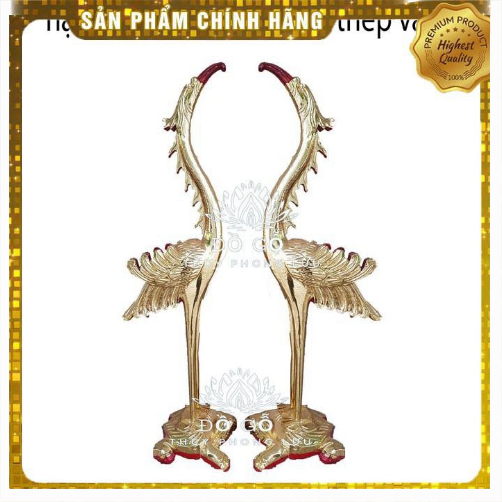 Hạc gia tiên gỗ mít hạc thần-hạc thờ-hạc đẹp bàn thờ-hạc gỗ mít