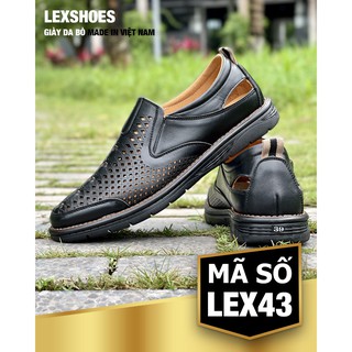 ( Freeship) Giày nam da bò thật  lex43