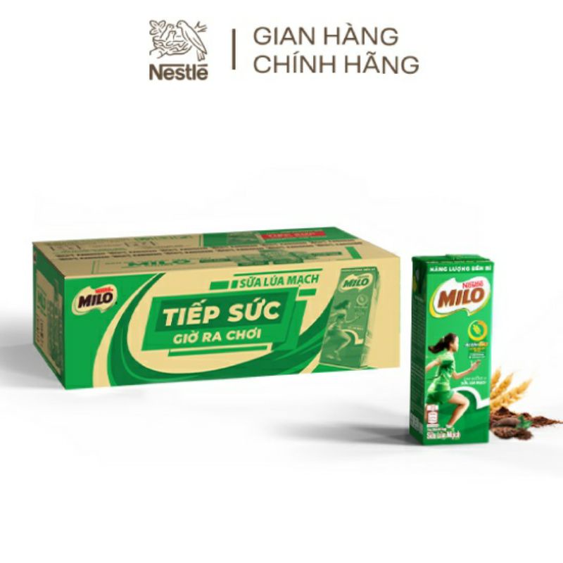 thùng 48 hộp sữa milo 180ml