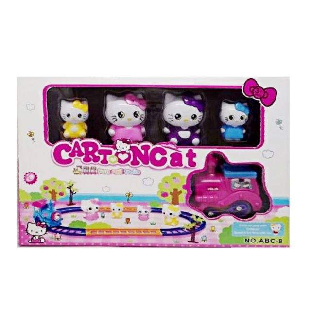 ĐỒ CHƠI ĐƯỜNG RAY MÈO MÁY KITTY ABC
