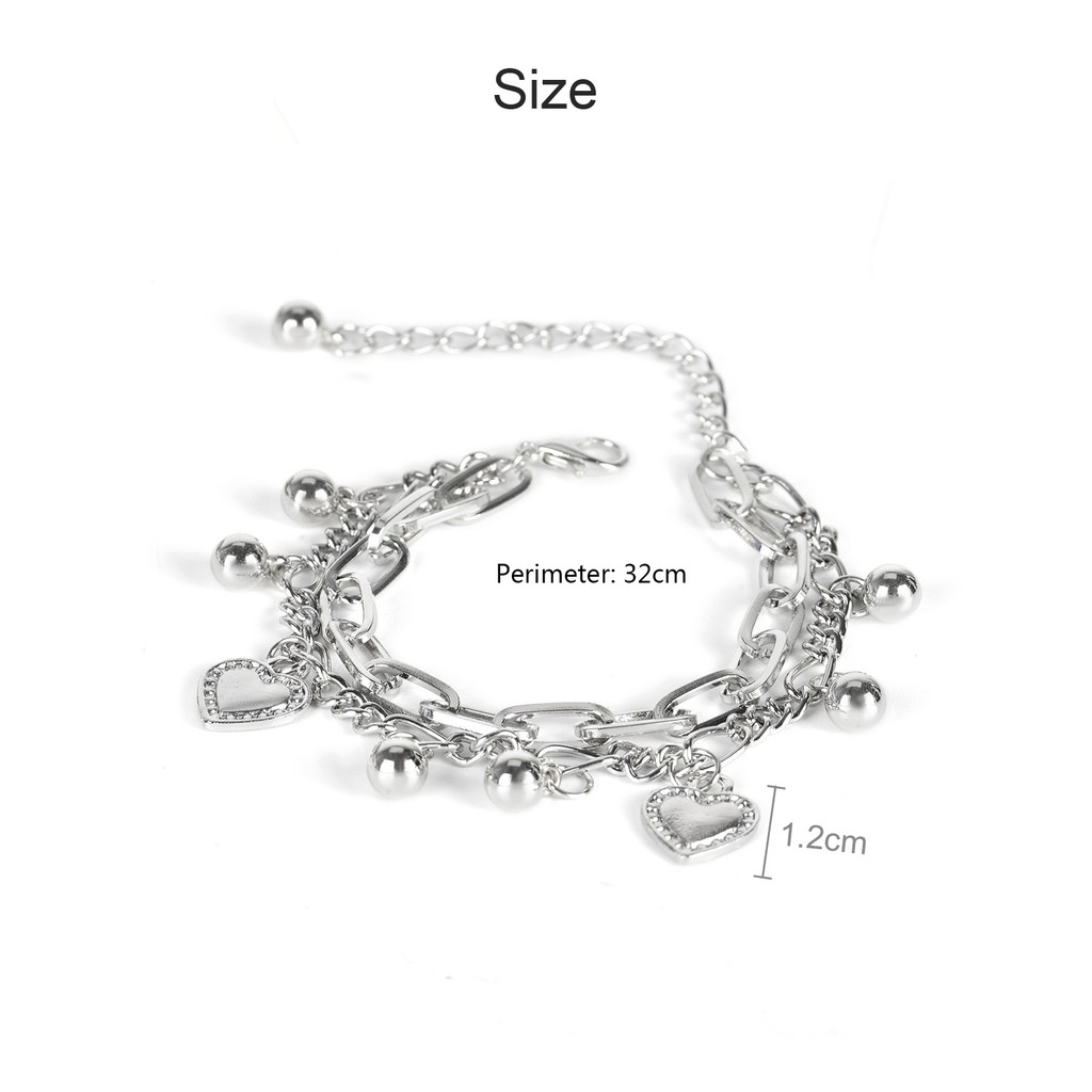 [Mã FAMAYFA giảm 10K đơn 50K] Vòng đeo tay nữ mạ bạc phong cách Hàn Quốc | BigBuy360 - bigbuy360.vn