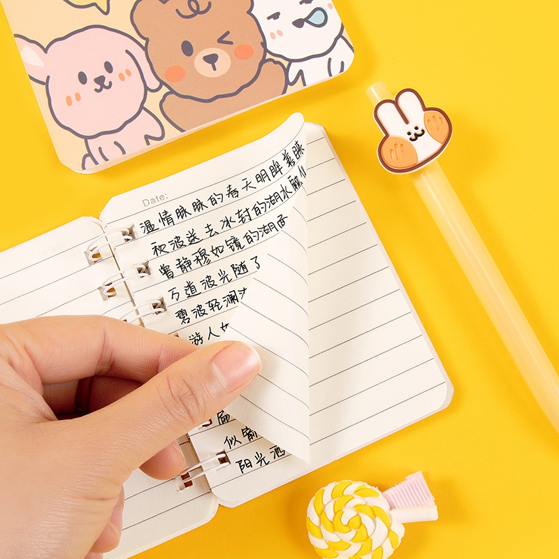 Sổ lò xo cầm tay A7 nhiều hình dễ thương