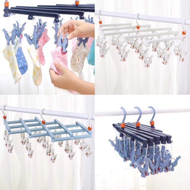 Móc Gấp Gọn Phơi Đồ Cho Em Bé