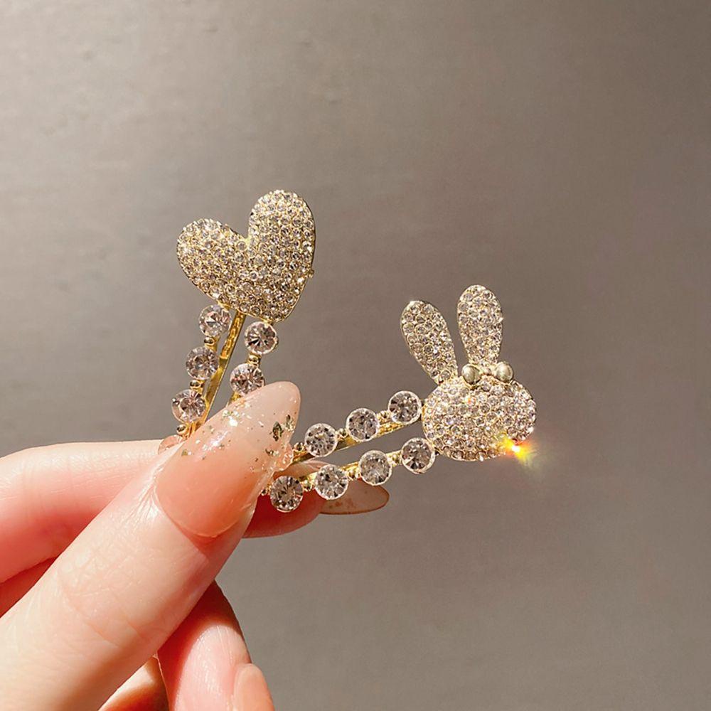 Kẹp Tóc Hoa Dễ Thương WMES15H Cho Bé Gái|Kẹp Tóc Hình Thỏ Dễ Thương Cho Nữ