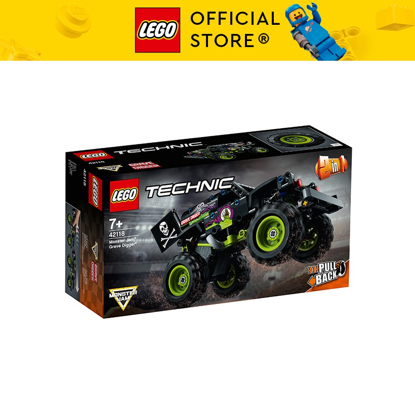 LEGO TECHNIC 42118 Chiến Xe Monster Jam Grave Digger ( 212 Chi tiết)