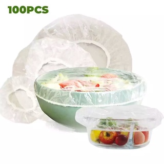 Set 100 màng bọc thực phẩm có chun bọc đồ ăn