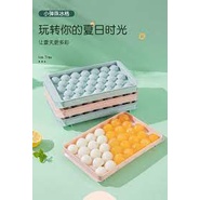 Khay Làm Đá, Làm Thạch, Làm Kem 33 ô Có Nắp Đậy Vệ Sinh An Toàn Đẹp Mắt Khi Dùng
