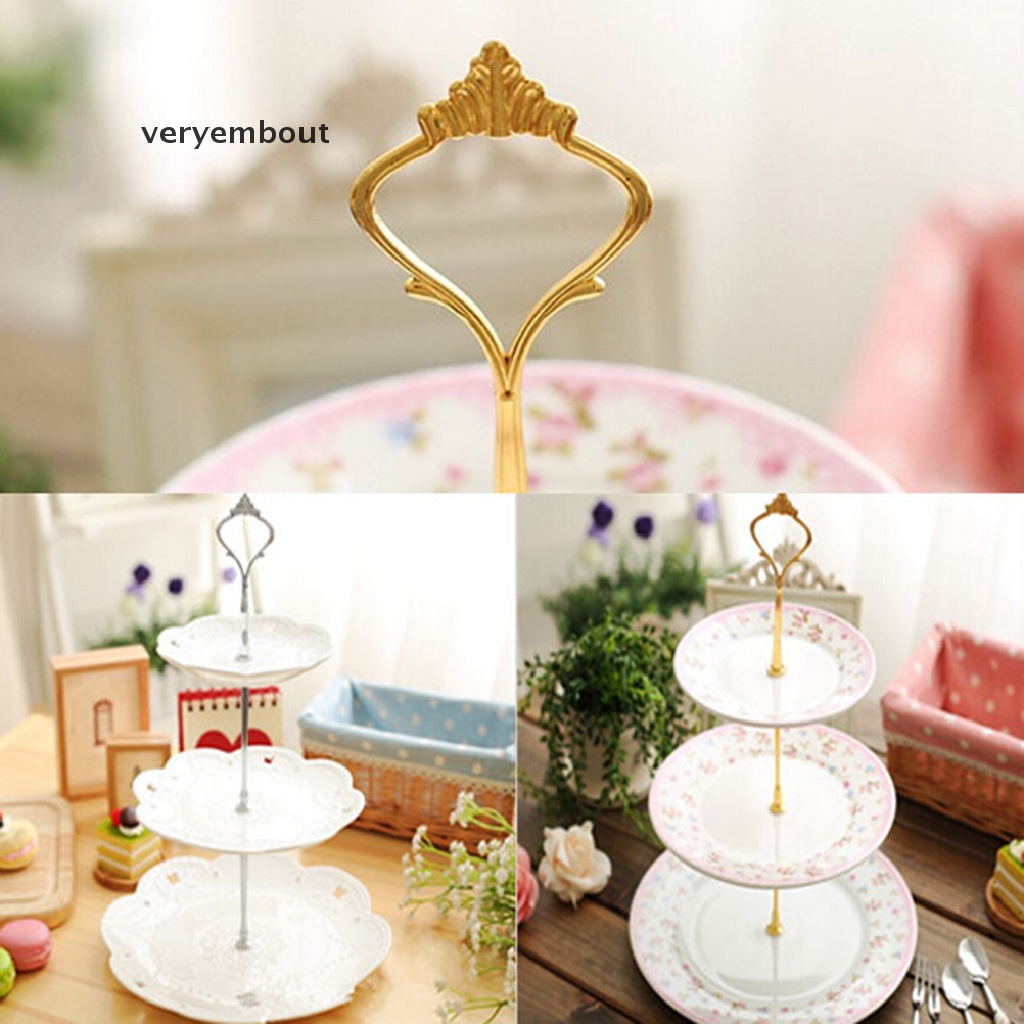 Giá Đỡ Trưng Bày Bánh Cupcake 2 / 3 Tầng Bằng Acrylic Trong Suốt Trang Trí Tiệc Cưới