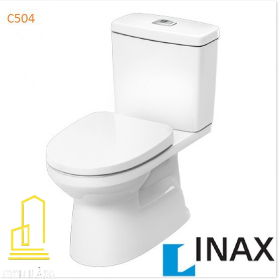 Nắp bồn cầu Inax 504, nắp rơi êm thay thế vừa cho bồn cầu 504 hãng Linax
