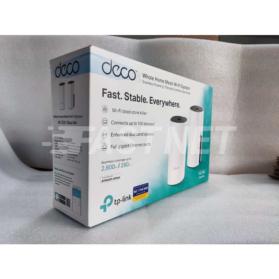 Hệ thống Wi-Fi Mesh Cho Gia Đình TP-Link Deco M4 Chuẩn AC1200