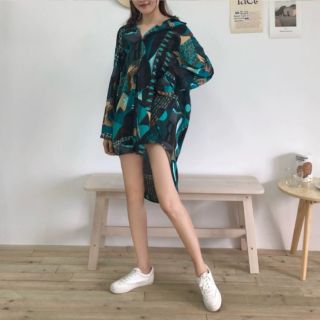 [ORDER] Váy sơ mi họa tiết SM05