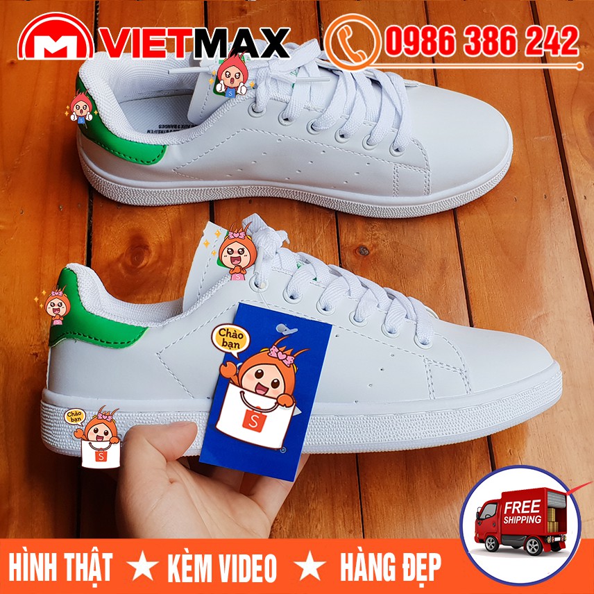 [MIỄN SHIP TOÀN QUỐC] Giày Thể Thao Stan Smith Gót Xanh Lá Giá Rẻ