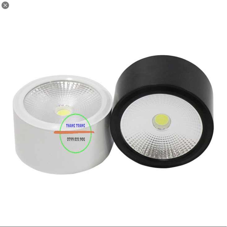 Đèn led ống bơ COB công suất 12w