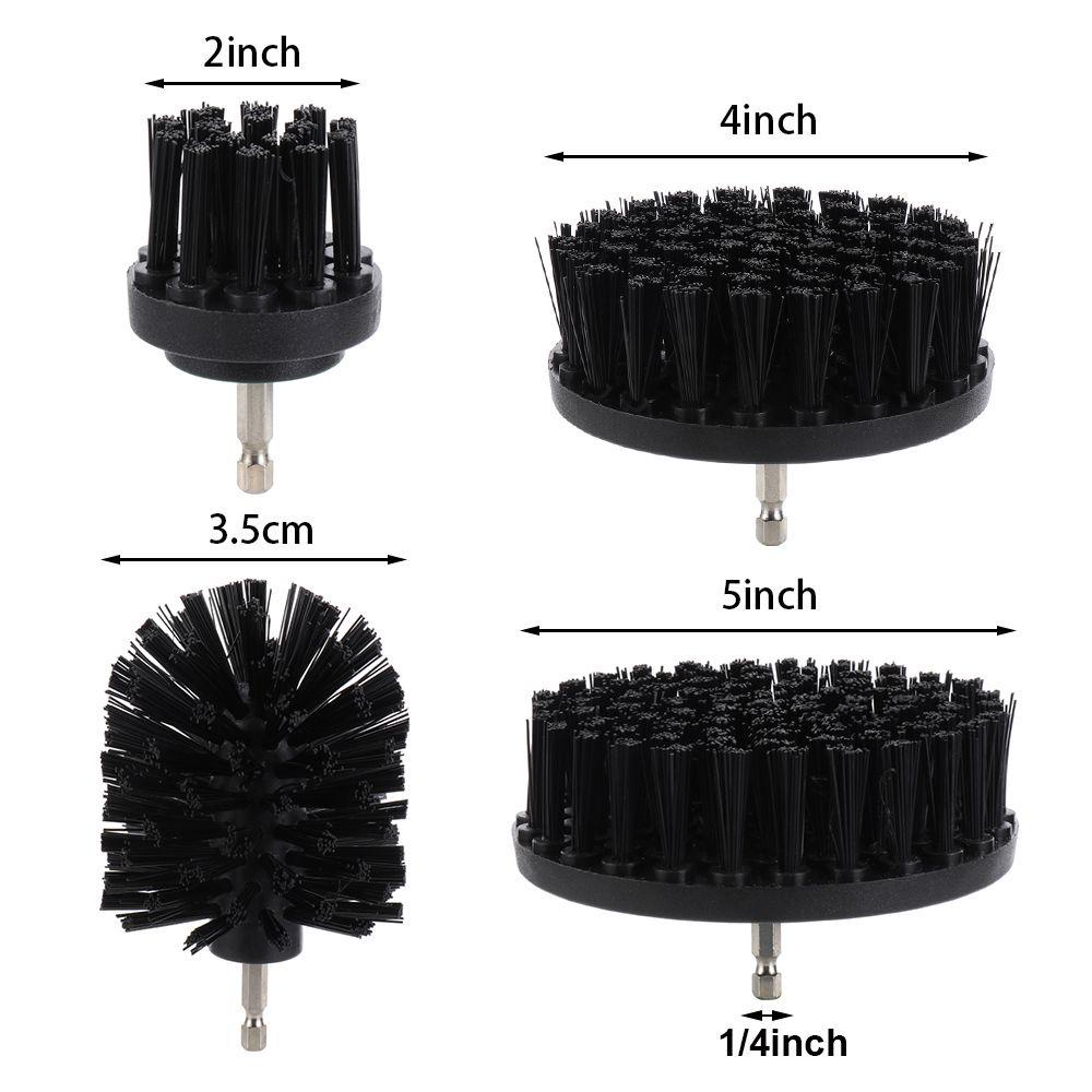 Set 3 / 4 Đầu Cọ Gắn Máy Khoan Vệ Sinh Bề Mặt Gạch Tiện Dụng
