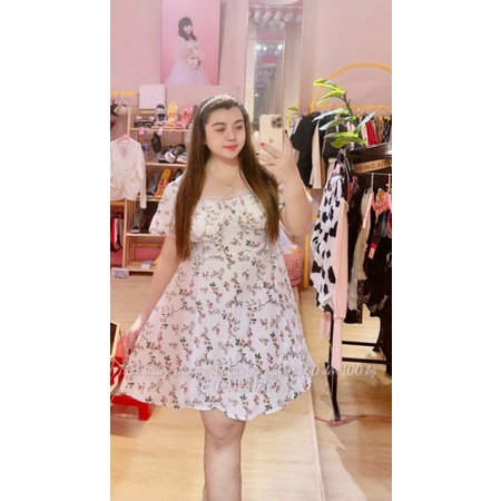 (BIGSIZE 60 ĐẾN 90 KÝ)Đầm hoa nhí hở lưng(có sẵn mút ngực) | BigBuy360 - bigbuy360.vn