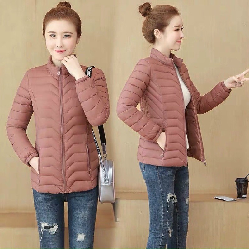 áo khoác phao cổ trụ siêu nhẹ