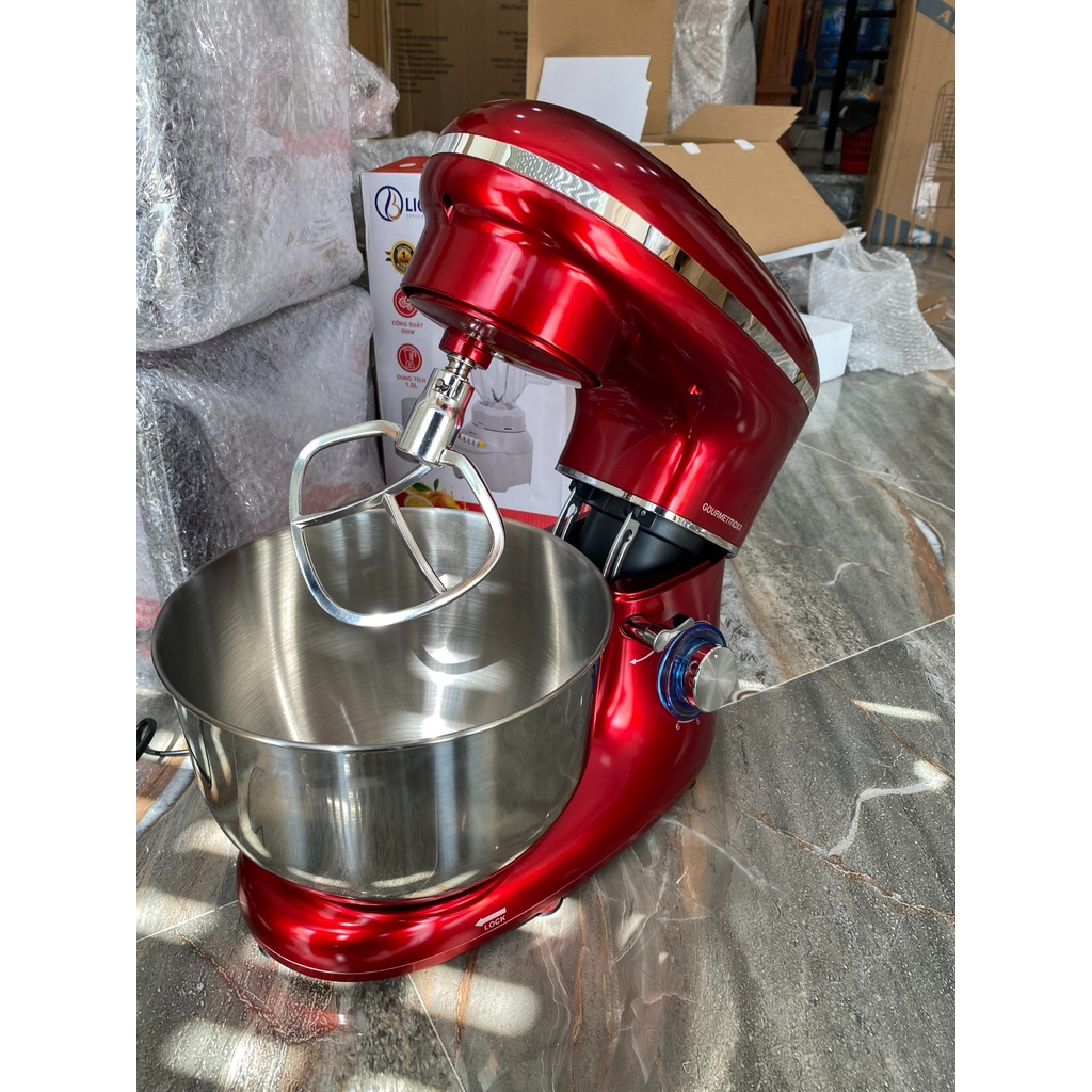 Máy nhào bột GOURMETMAXX SM-1504 dung tích 5L, công suất 1500W, Hàng chính hãng, Bảo hành 12 tháng