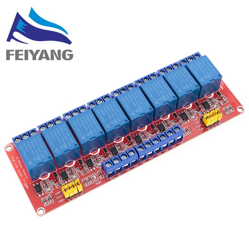 Mô đun rơ le 12VDC, 1-2 - 4 -8
