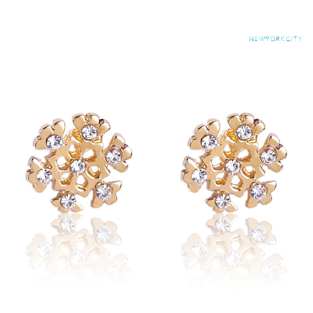 Khuyên Tai Hình Hoa Tuyết Giáng Sinh Thời Trang