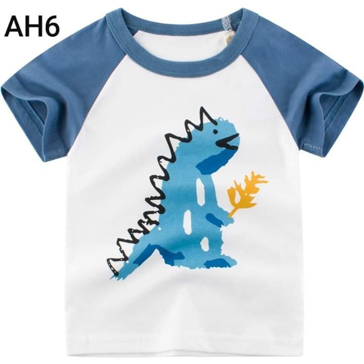 Áo Bé Trai cotton cộc tay 27kids chính hãng