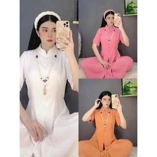 Sét lam đi chùa nút bọc siu xinh