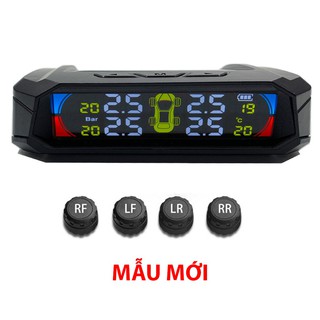 Cảm Biến Áp Suất Lốp Ô Tô Màn Hình Màu dùng Năng Lượng Mặt Trời