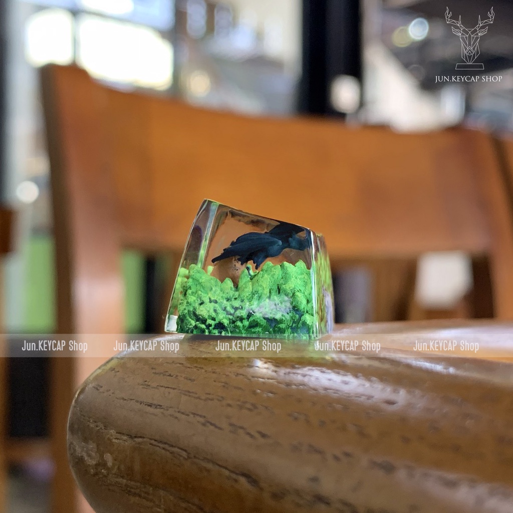 Keycap Resin Răng Sún - Nút Bàn Phím Cơ Răng Sún - Keycap Hoạt Hình Bí Kiếp Luyện Rồng