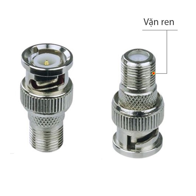 Jack BNC lò xo nối cáp đồng trục cho Camera Jack BNC F5 hàng chất lượng cao ADOO