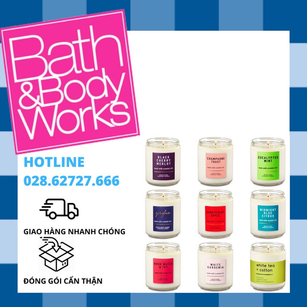 [Link 3/3] Đủ Mùi Nến Thơm 1 Bấc Bath And Body Works (198g)