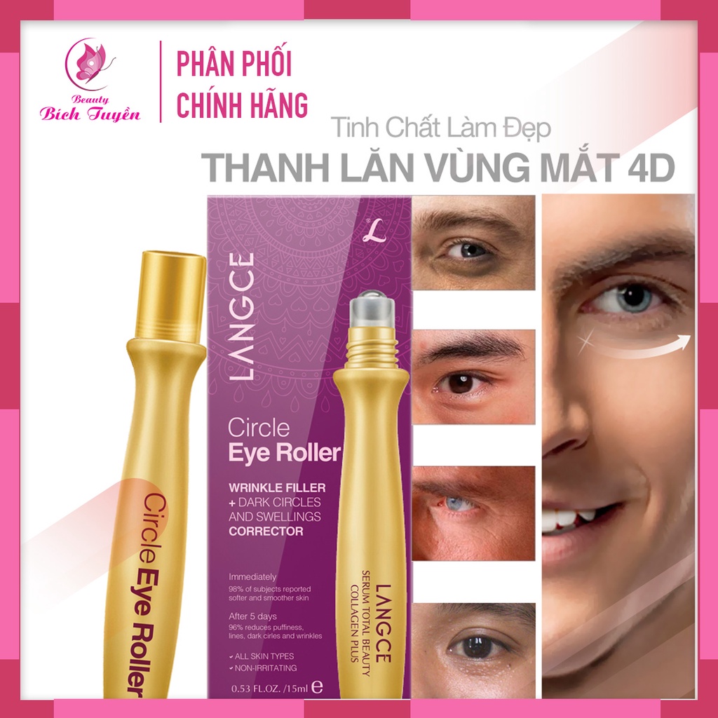 THANH LĂN VÙNG MẮT LANGCE 4D TINH CHẤT LÀM ĐẸP COLLAGEN