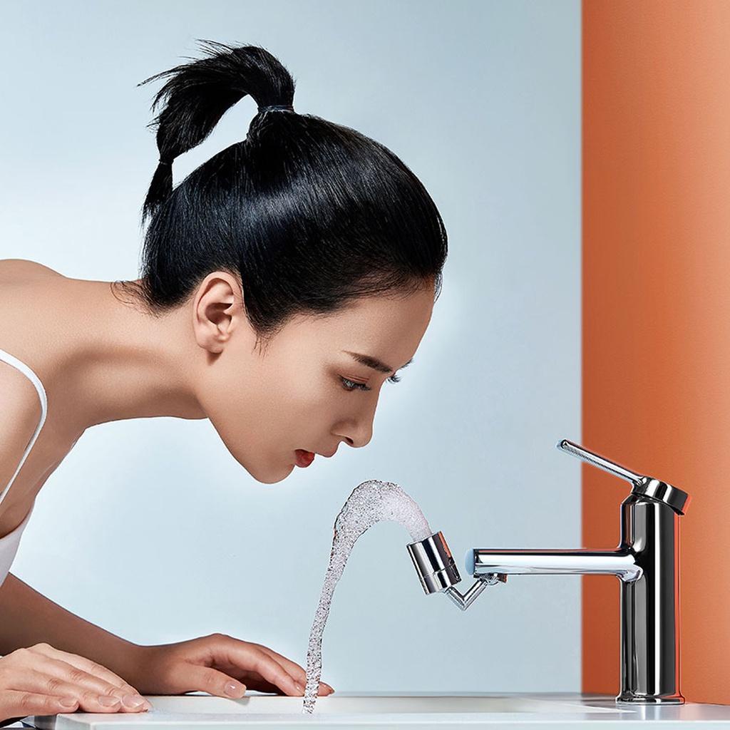 Đầu vòi nước tăng áp DiiiB DXSZ004 xoay ngang 360 và góc nghiêng độ rửa chén tạo bọt, tiết kiệm nước - Minh Tín Shop