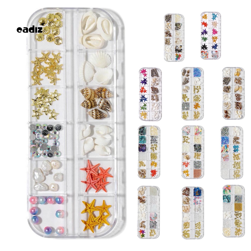 Phụ Kiện Trang Trí Móng Tay Hình Vỏ Sò Bằng Nhựa