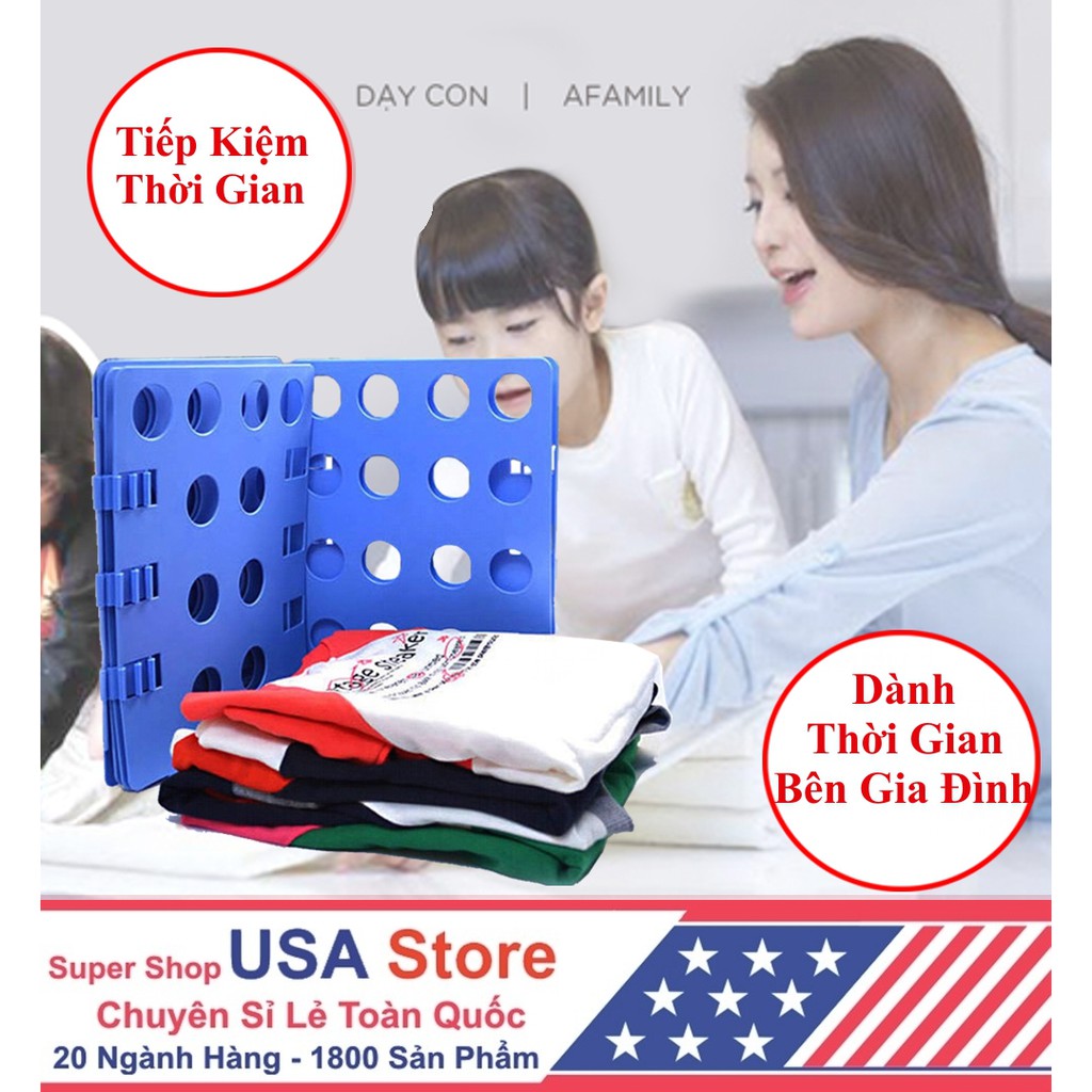 Dụng Cụ Gập Quần Áo Người Lớn Thông Minh 66X56Cm - Siêu Tốc Nhanh Gấp 3 Lần