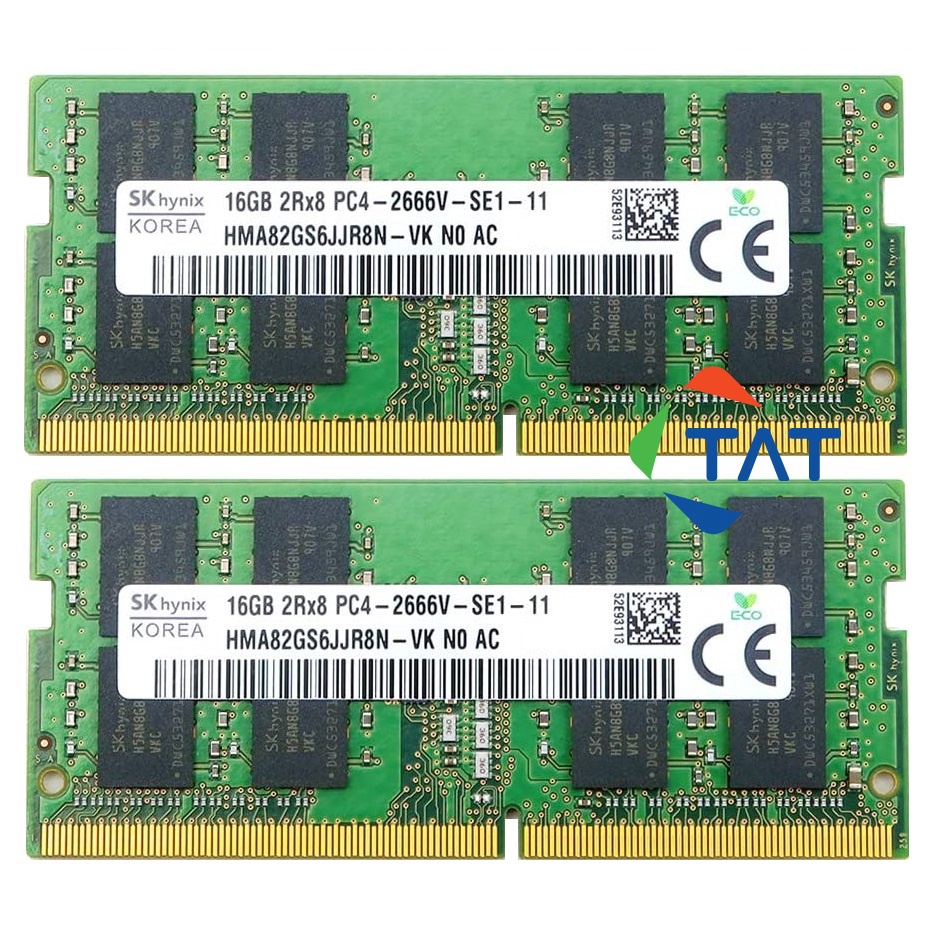 Ram SK Hynix 16GB DDR4 2666MHz Chính Hãng - Dùng Cho Laptop Macbook