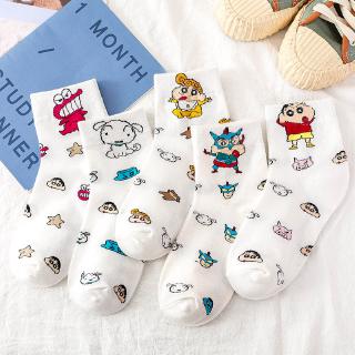 Vớ Nữ In Hình Cậu Bé Bút Chì Dễ Thương