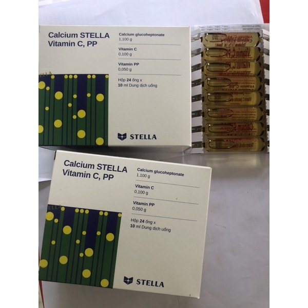 Canxi ống Calcium stella , bổ sung canxi