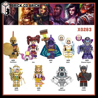 X0283- COMBO Đồ chơi lắp ráp minifigure- Champions (Tướng) trong game League of Legends - Liên minh huyền thoại