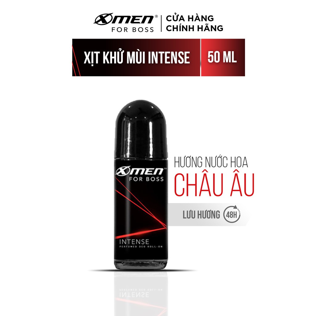 [Mã COSMEN giảm 8% đơn 250K] Lăn khử mùi X-Men for Boss Intense 50ml