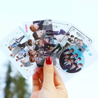 Set card trong 5 tấm BTS
