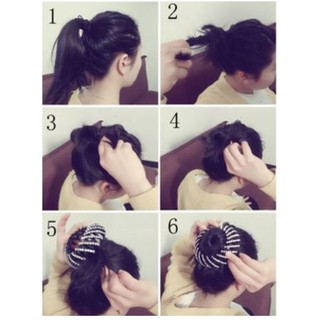 Kẹp búi tóc đính đá sang chảnh
