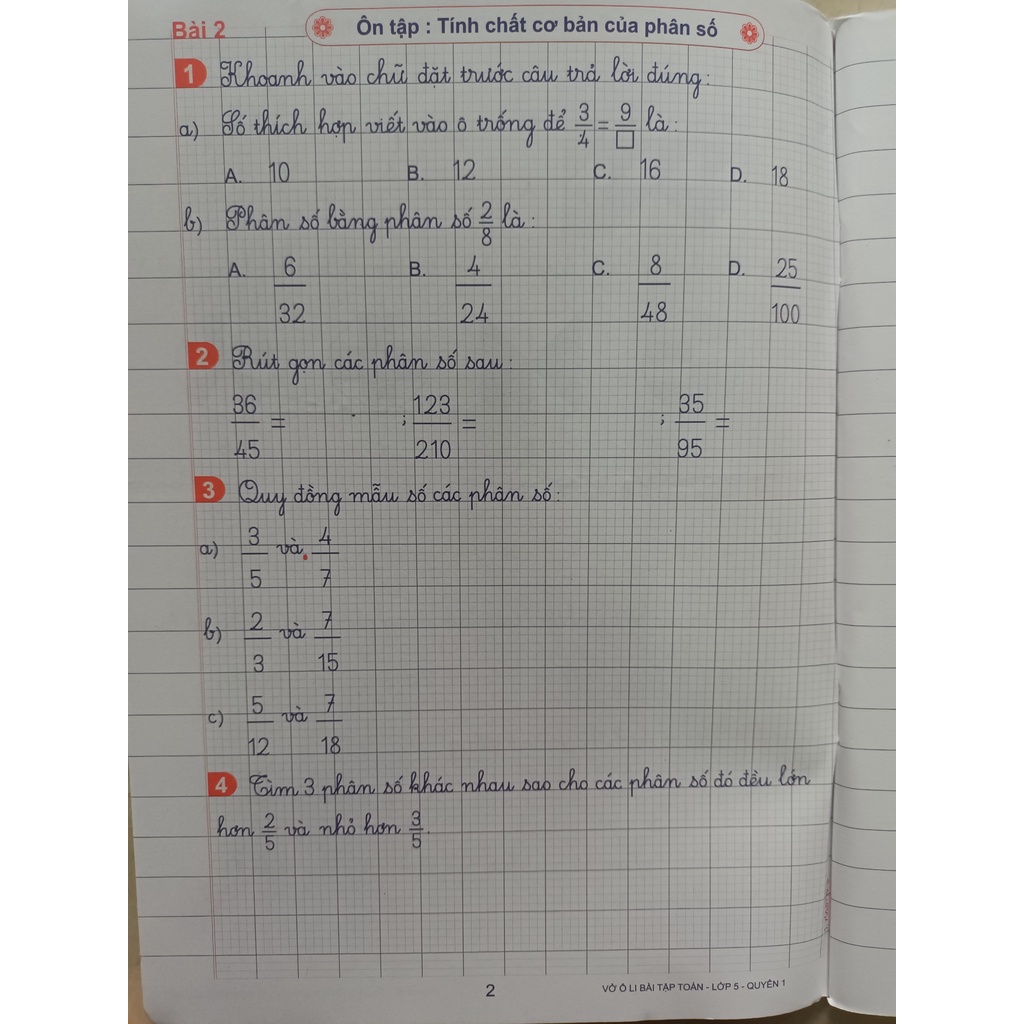 Sách - Vở ô li Bài tập toán lớp 5 - Vũ Dương Thụy