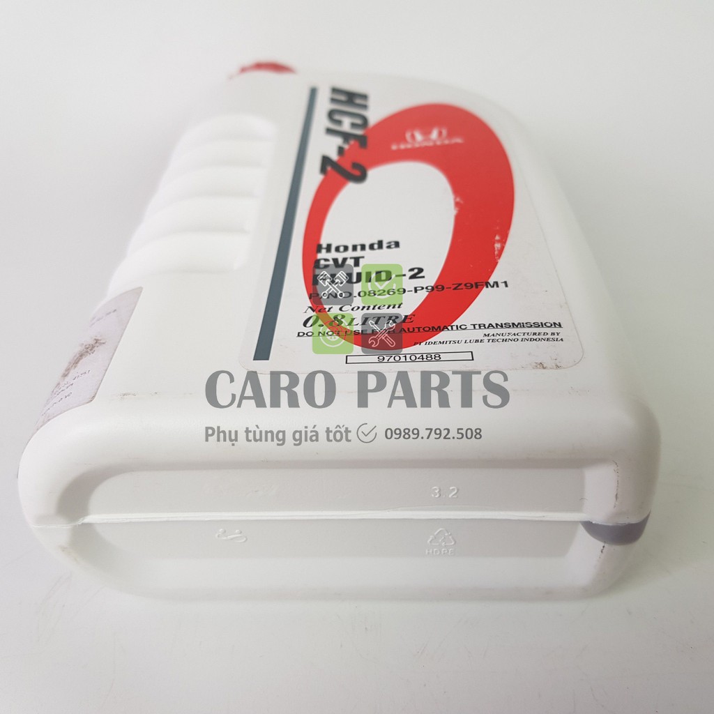 Dầu nhớt hộp số tự động vô cấp xe City, Civic, Jazz Honda HCF-2 CVT Fluid-2