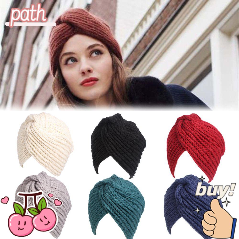 Mũ Turban Trùm Đầu Mùa Thu Đông Dạng Xoắn Cho Nữ