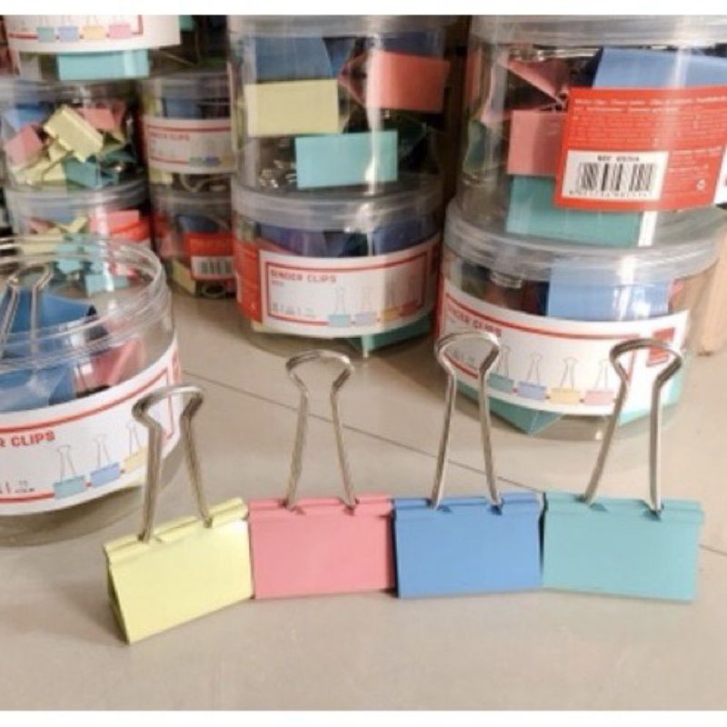 Kẹp bướm nhiều mầu sắc 19mm, 25mm, 32mm