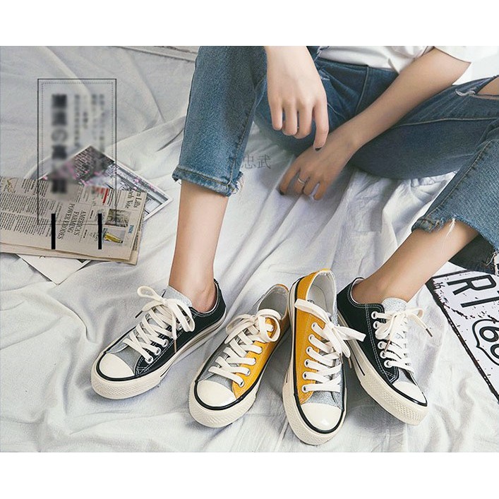 giày vải nữ họa tiết con mắt