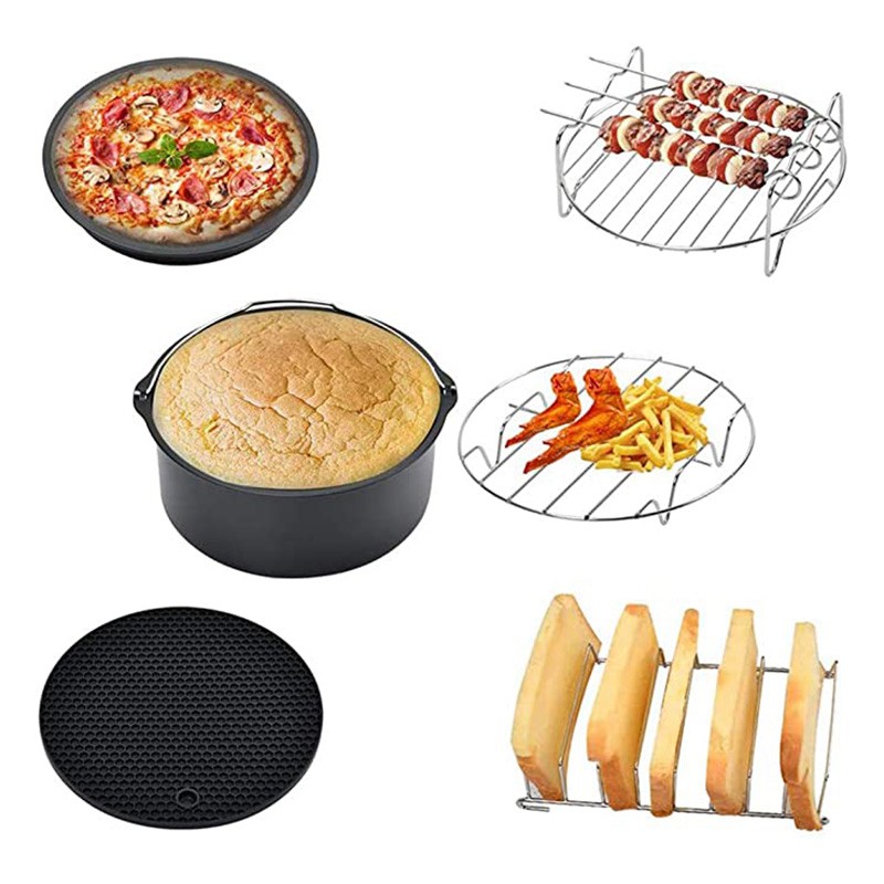 Bộ 6 Dụng Cụ Làm Bánh Pizza Tiện Lợi 7 Inch