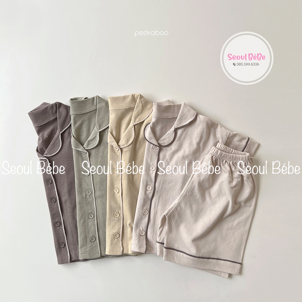Bộ pyjama Robin Peekaboo cho bé 10-20kg hè 2022