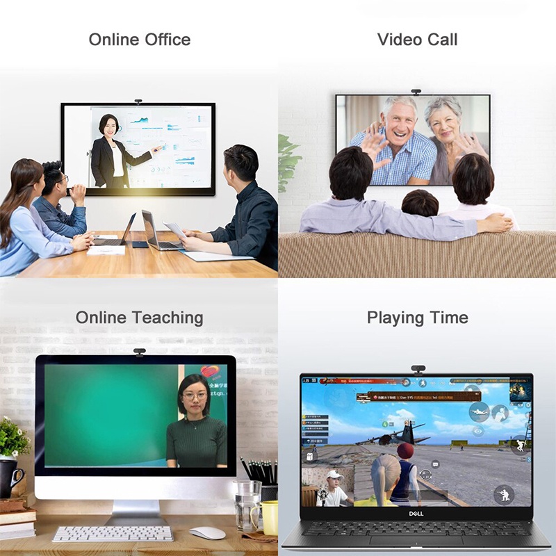 Máy tính camera HD hỗ trợ Live streaming học tập và làm việc trực tuyến tại các cuộc họp tại nhà {NBX8} | WebRaoVat - webraovat.net.vn