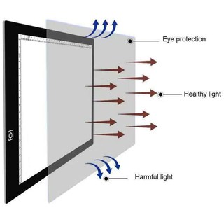 Bảng Vẽ Đèn LED Khổ A3 A4 A5 Mới